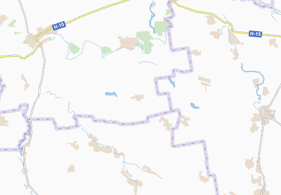 Karte Stadtplan Berezove