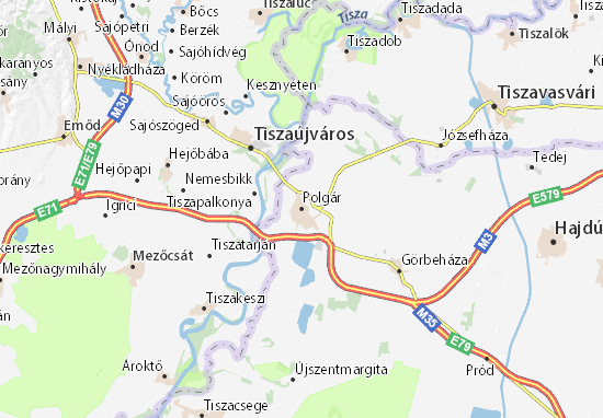 Polgár Map