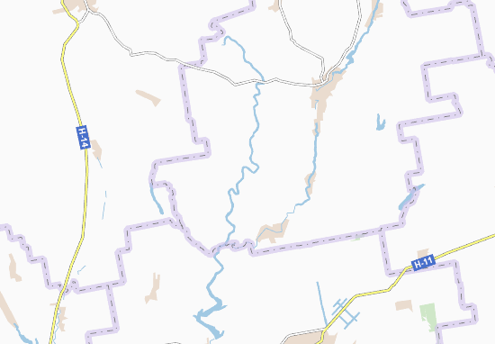 Karte Stadtplan Hanno-Trebynivka