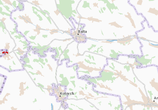 Karte Stadtplan Bilyne