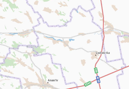 Karte Stadtplan Hvozdavka Druha