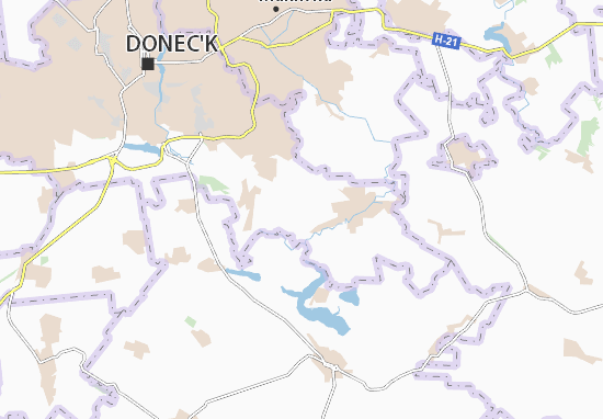 Mapa Hryshky