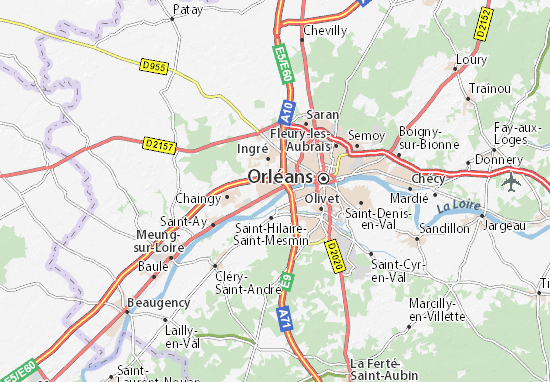 La Chapelle-Saint-Mesmin Map