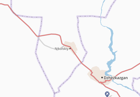 Karte Stadtplan Nikolskiy