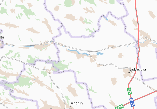 Yasenove Druhe Map