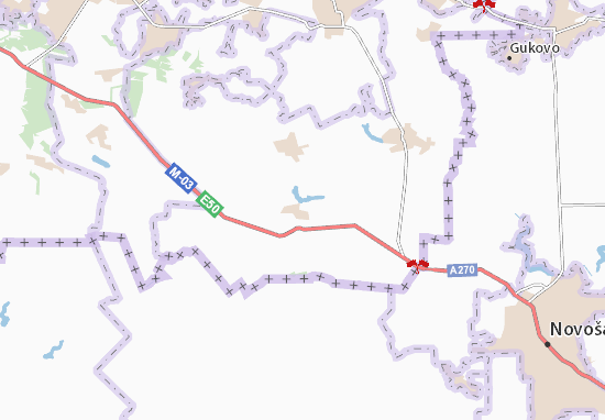 Dar&#x27;ino-Yermakivka Map
