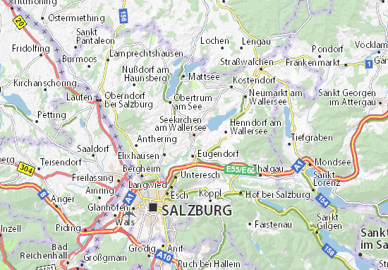 Mapas-Planos Seekirchen am Wallersee