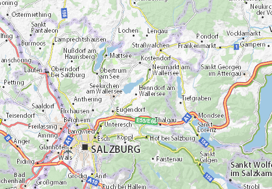 Mapas-Planos Henndorf am Wallersee