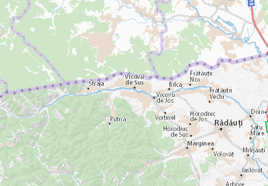Karte Stadtplan Bivolăria