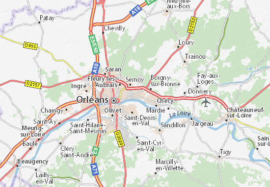 Carte-Plan Saint-Jean-de-Braye