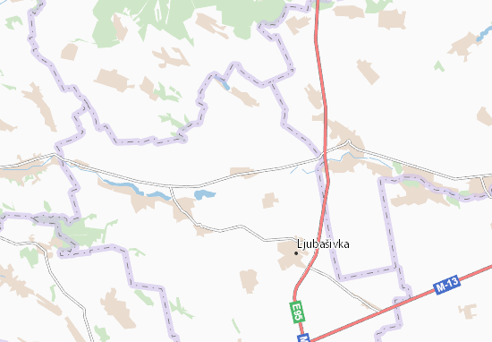 Bobryk Pershyi Map