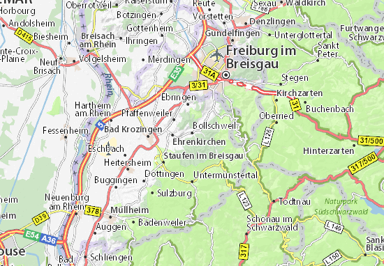 Bollschweil Map