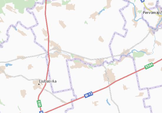 Kaart Plattegrond Lukanivka