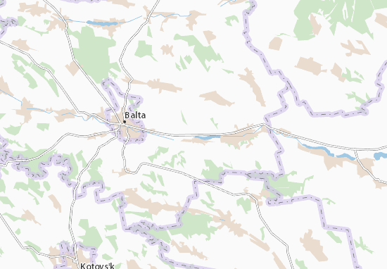 Karte Stadtplan Nemyrivs’ke