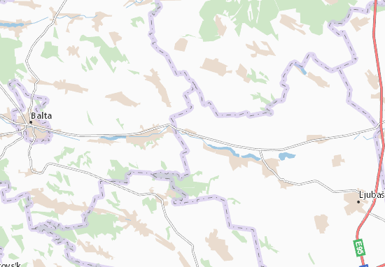 Kaart Plattegrond Poznanka Persha