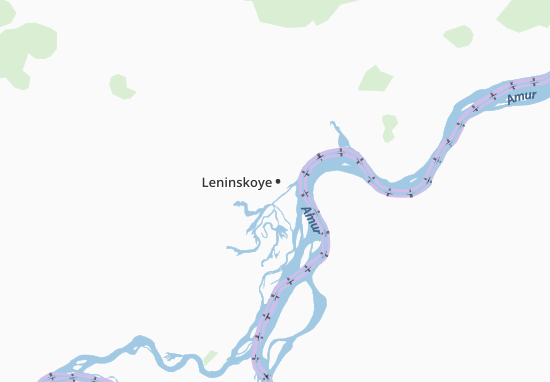 Kaart Plattegrond Leninskoye