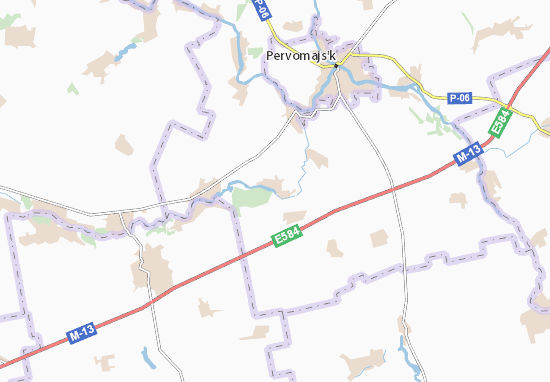 Karte Stadtplan Krymka