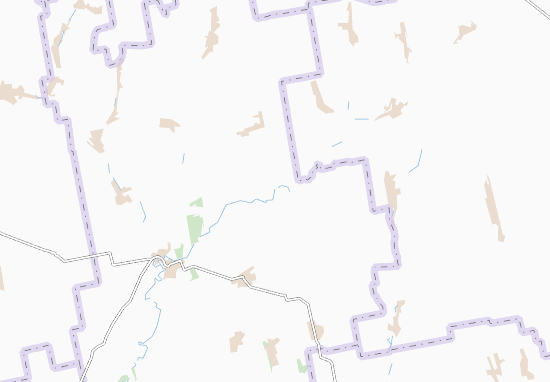 Karte Stadtplan Kryva Pustosh