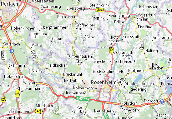 Tuntenhausen Map