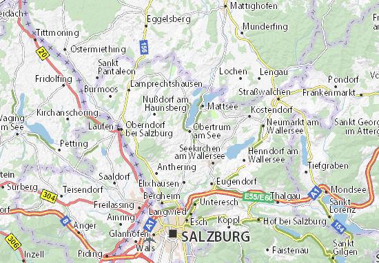 Obertrum am See Map