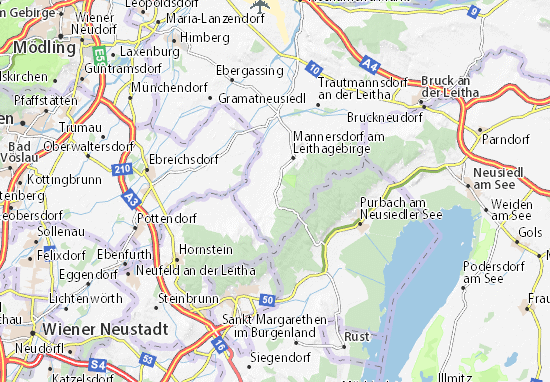 Hof am Leithaberge Map