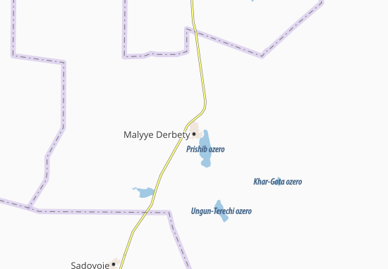 Kaart Plattegrond Malyye Derbety