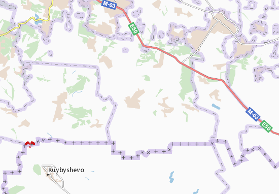 Karte Stadtplan Dyakove