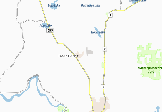Karte Stadtplan Deer Park