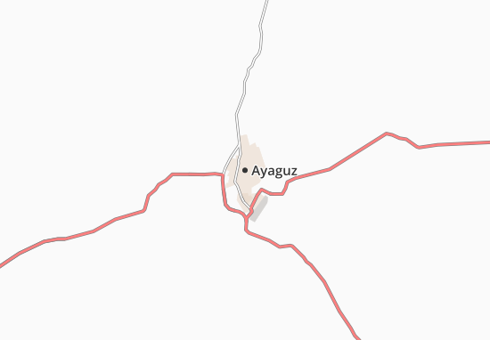 Ayaguz Map
