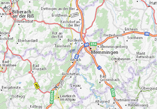 Karte Stadtplan Westerhart
