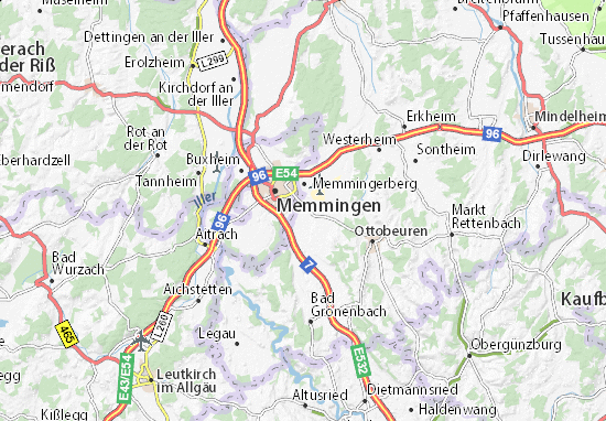 Karte Stadtplan Benningen