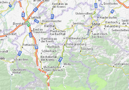 Mapas-Planos Untergrünburg