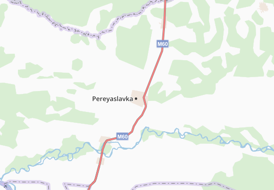 Karte Stadtplan Pereyaslavka