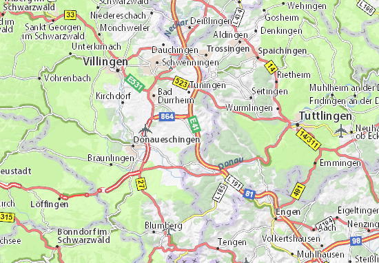Karte Stadtplan Baldingen