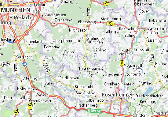 Karte Stadtplan Hohenthann