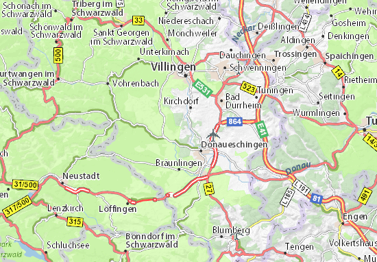 Karte Stadtplan Grüningen