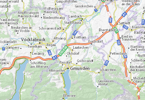 Laakirchen Map