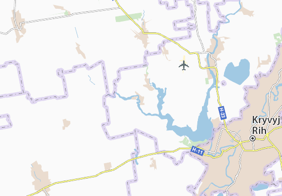 Karte Stadtplan Khrystoforivka