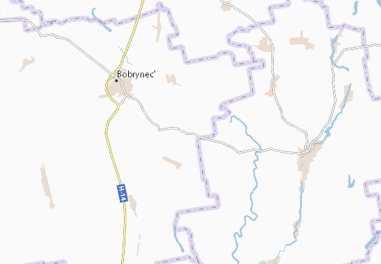 Mapa Solontsyuvatka