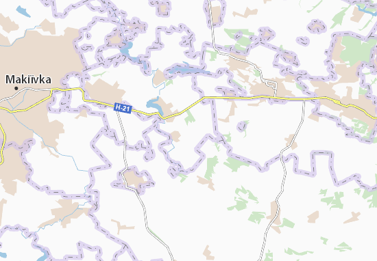 Karte Stadtplan Pivche