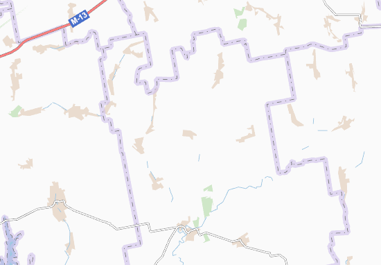 Karte Stadtplan Kam&#x27;yano-Kostuvate