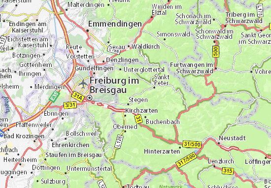 Kaart Plattegrond Eschbach