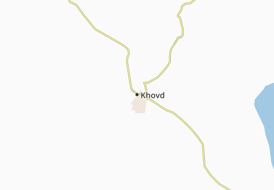 Karte Stadtplan Khovd