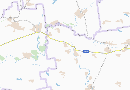 Karte Stadtplan Piddubne