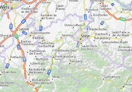 Aschach an der Steyr Map
