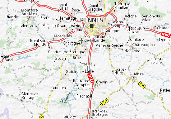 Mapas-Planos Pont-Péan