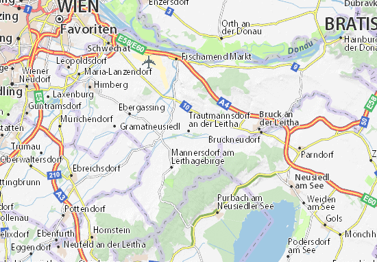 Mapas-Planos Trautmannsdorf an der Leitha