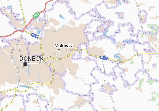 Karte Stadtplan Sverdlove