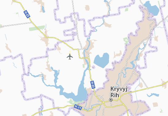 Mapa Chkalovka