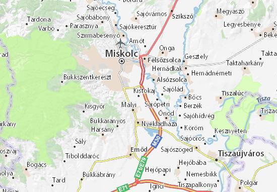Karte Stadtplan Kistokaj